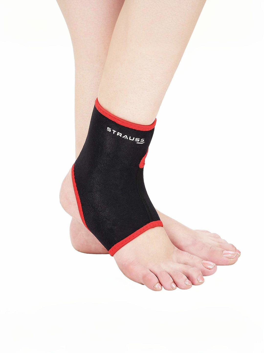 

STRAUSS Adjustable Ankle Support, Black