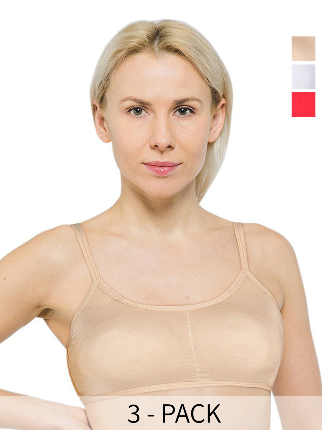 

ComfyStyle Bra Full Coverage Underwired Lightly Padded, Beige