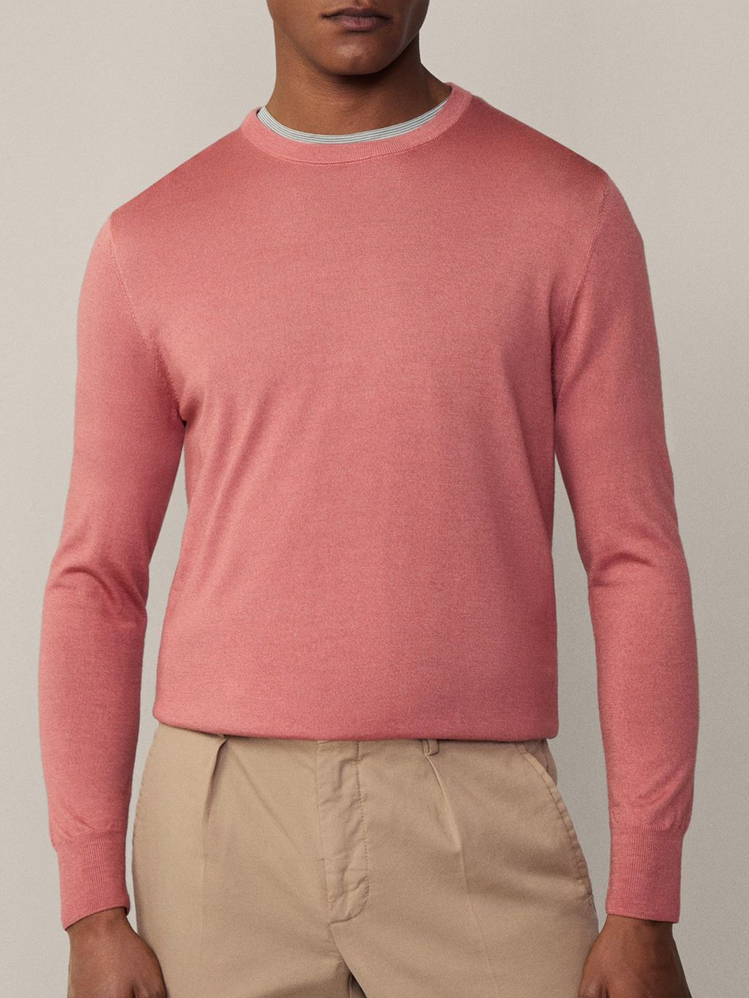 

HACKETT LONDON Men Woollen Pullover, Orange