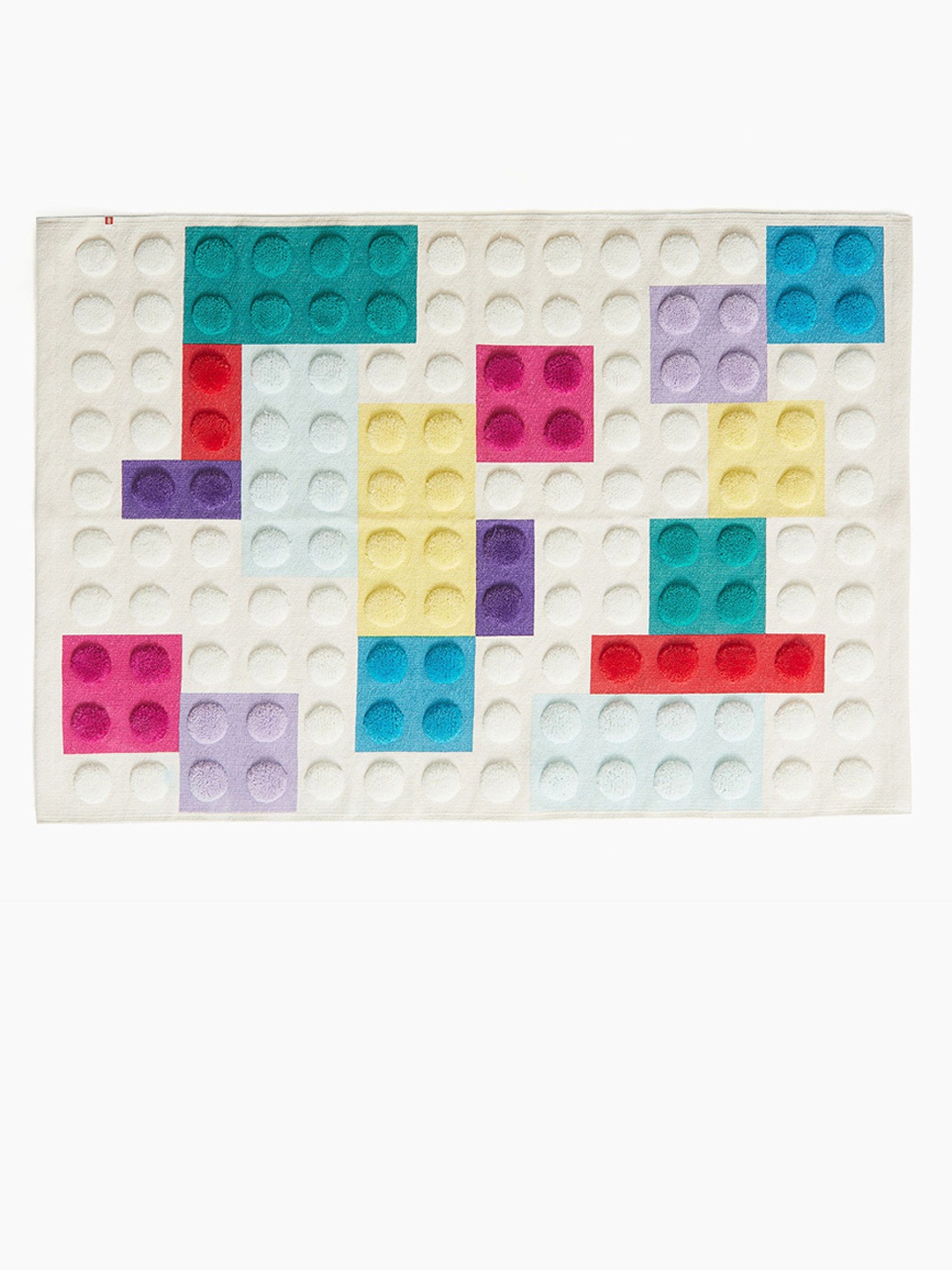 

H&M White & Green Canvas Rug