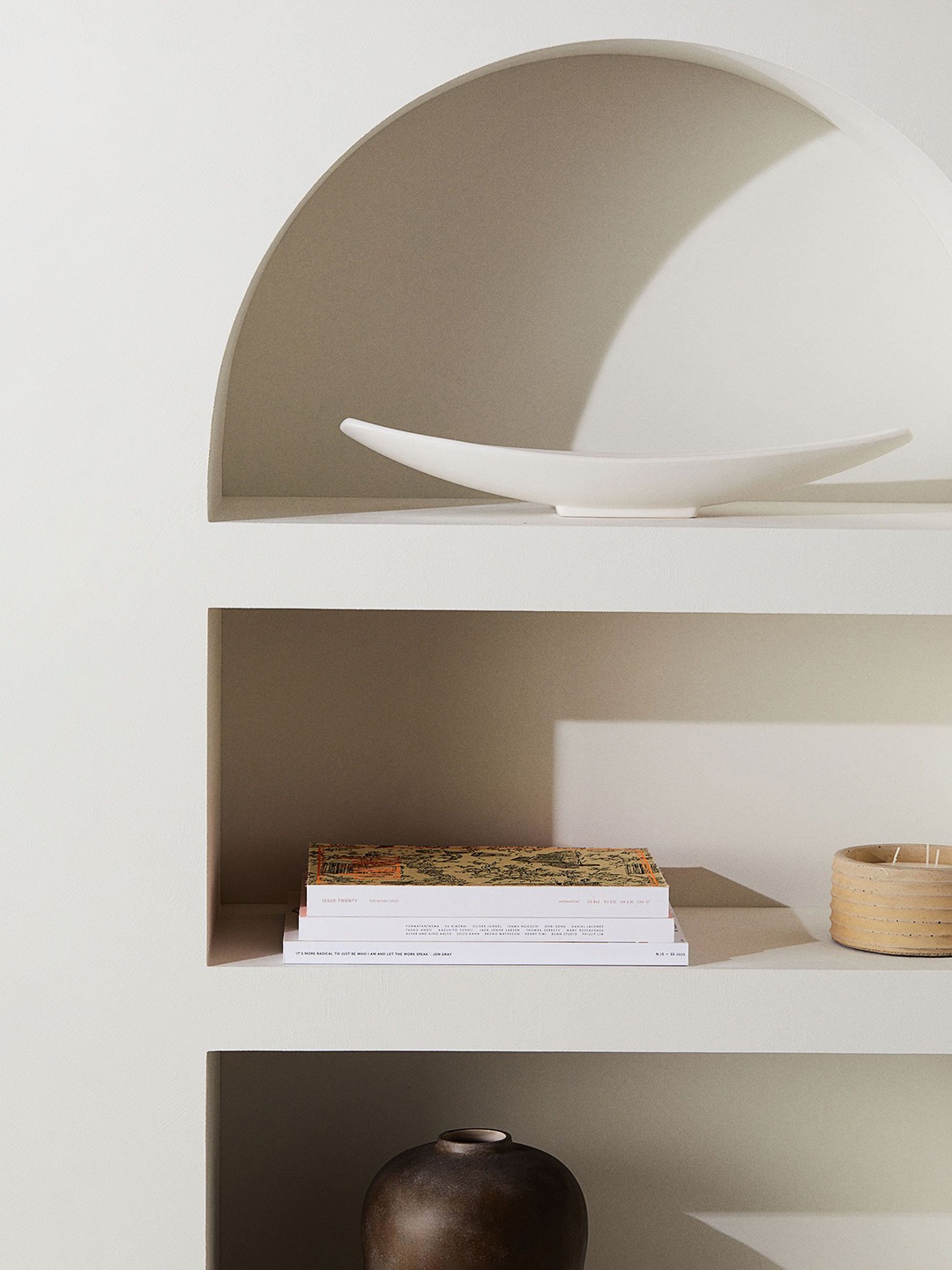 

H&M White Earthenware Tray