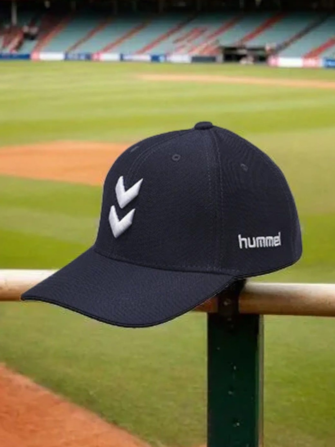 

hummel Unisex Embroidered Baseball Cap, Blue
