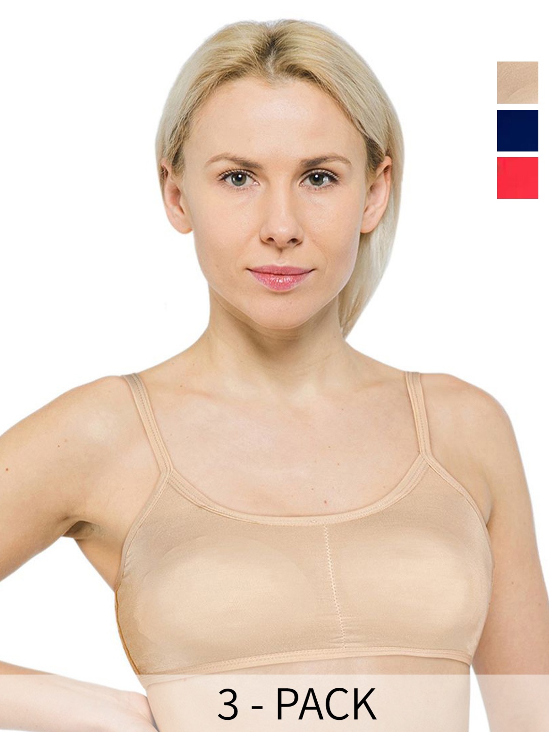 

ComfyStyle Bra Full Coverage Underwired Lightly Padded, Beige