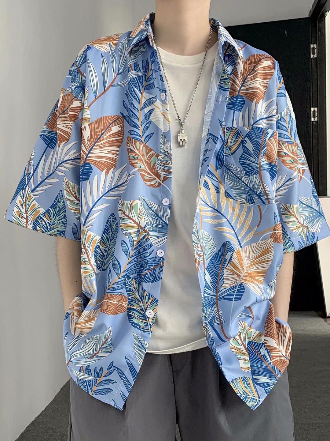 

StyleCast Men Floral Opaque Printed Casual Shirt, Blue