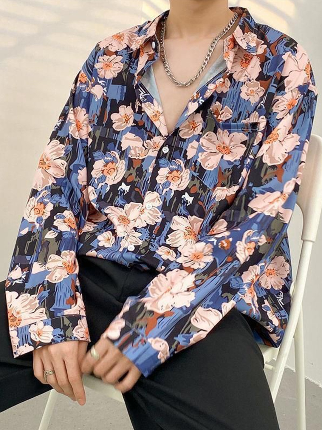 

StyleCast Men Floral Opaque Printed Casual Shirt, Blue