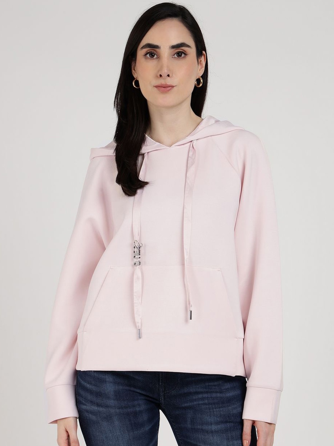 

GUESS Women Hooded Sweatshirt, Pink