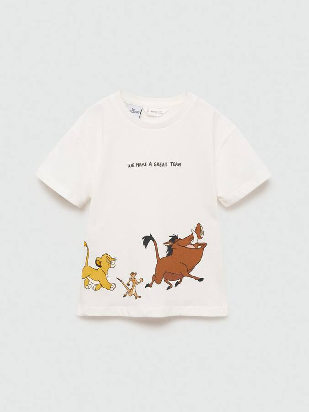 

Mango Kids Boys Pure Cotton Graphic Printed T-shirt, White