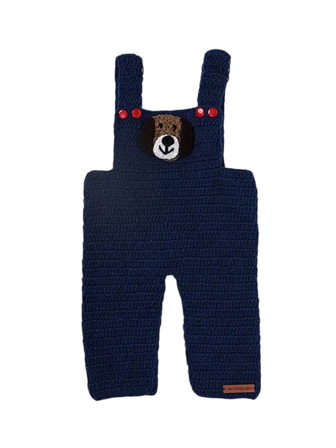 

The Original Knit Infants Self Designed Slim-Fit Dungaree, Blue