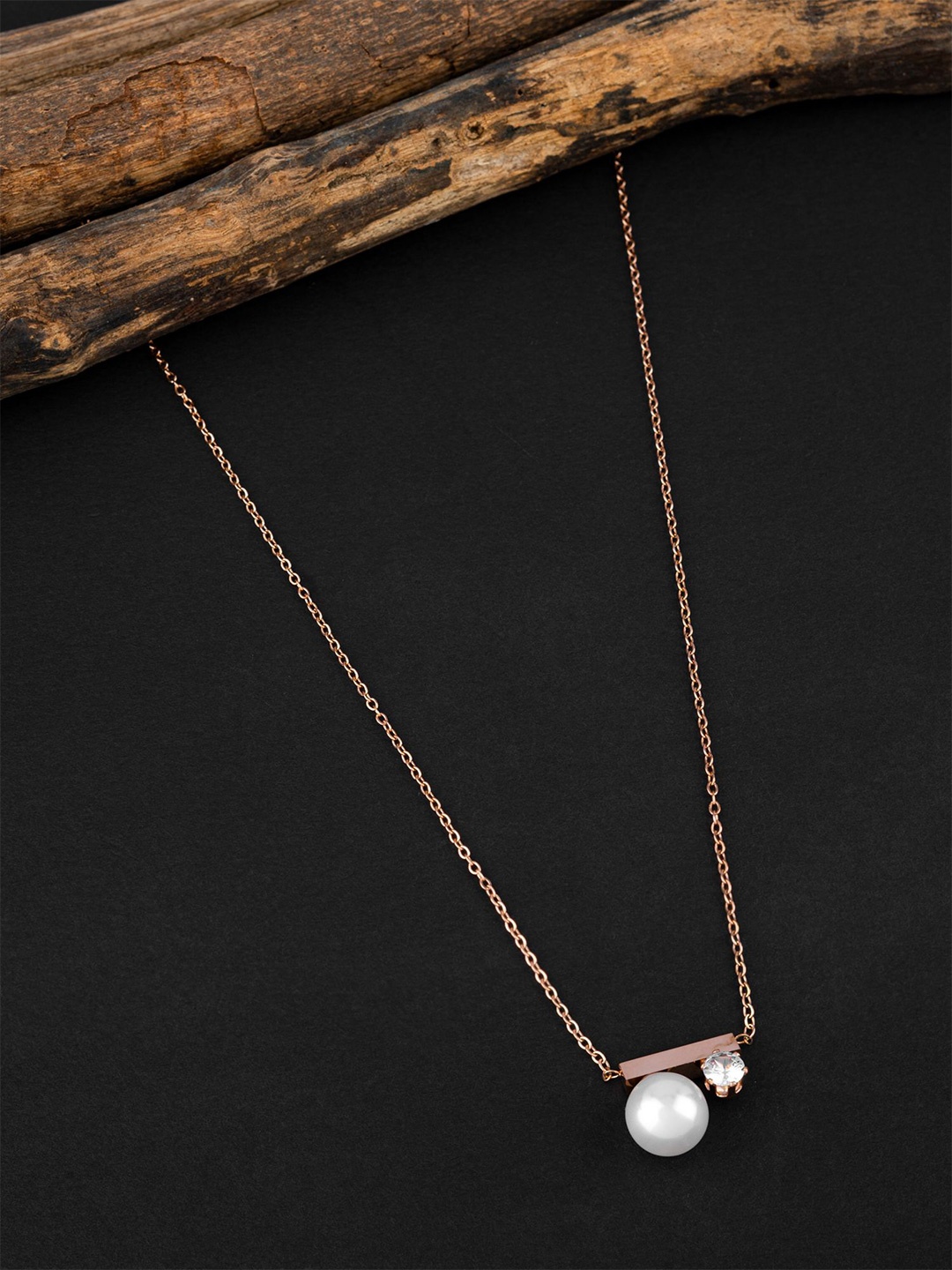 

E2O Rose Gold-Plated Layered Necklace