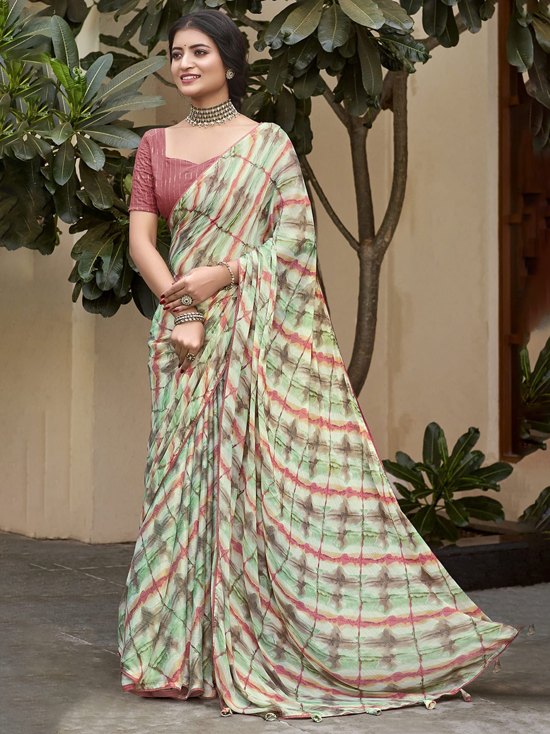 

NIRMAL CREATION Pure Silk Saree, Beige