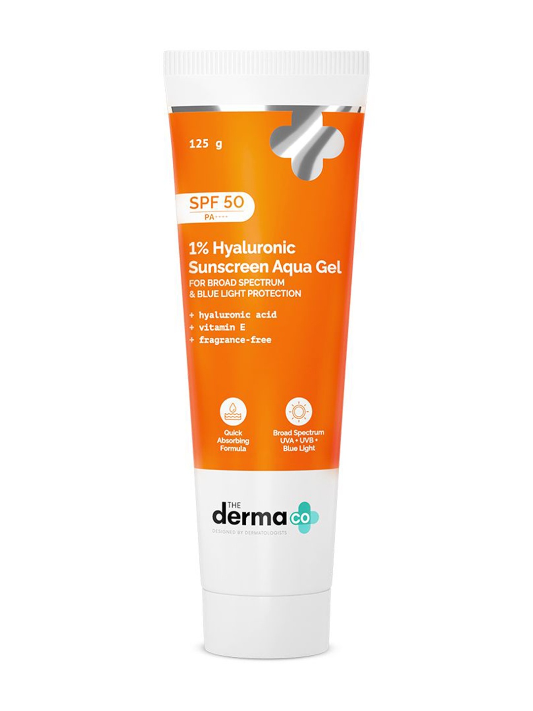 

The Derma co. Lightweight SPF 50 PA++++ Aqua Gel Sunscreen 125 g, White