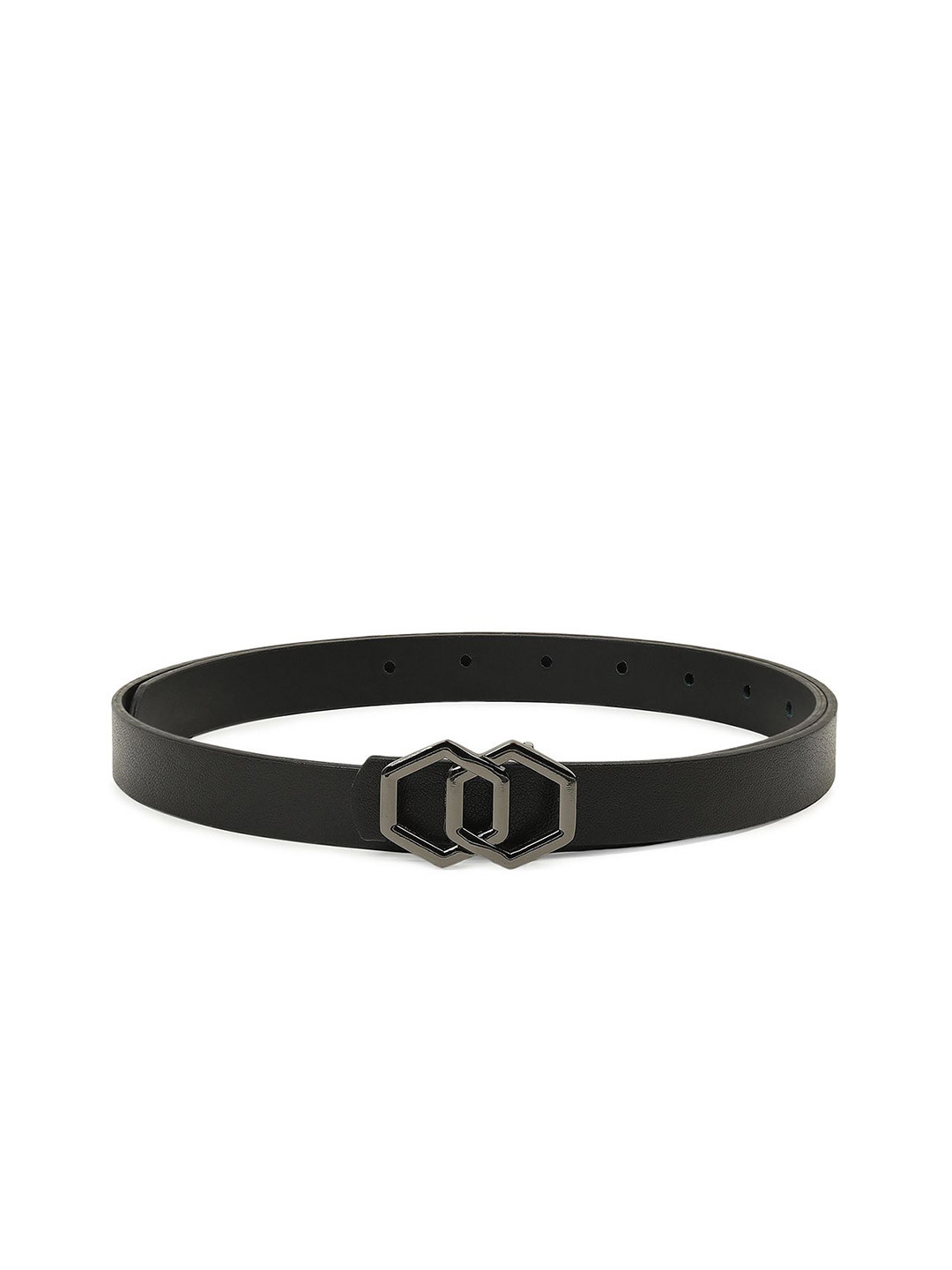 

CRUSSET Women PU Formal Belt, Black