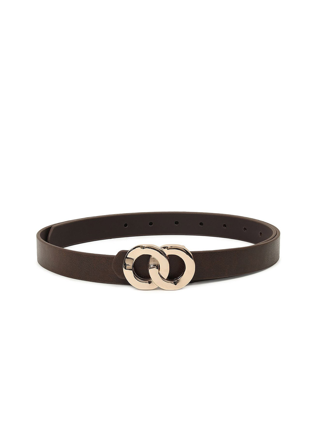 

CRUSSET Women PU Formal Belt, Brown