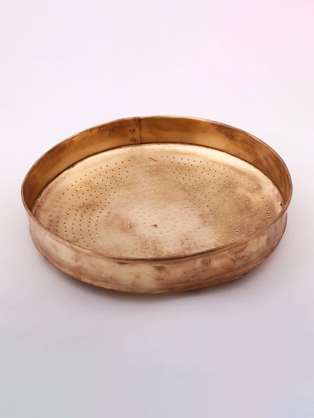 

Exotic India Sahasradhara Copper Abhisheka Plate, Gold