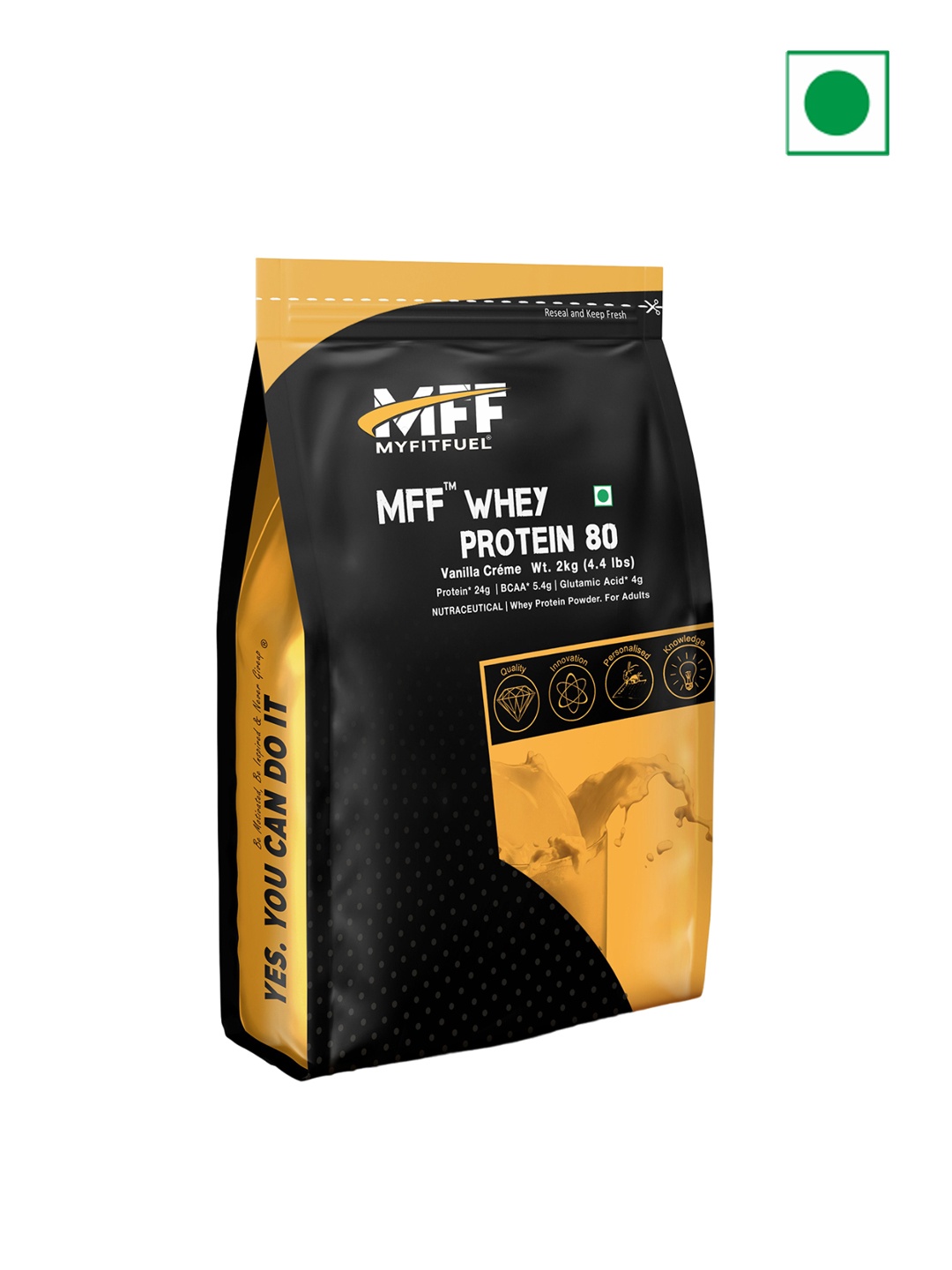 

MyFitFuel Whey Proteins 80 - Vanilla Creme - 2 Kg, Cream