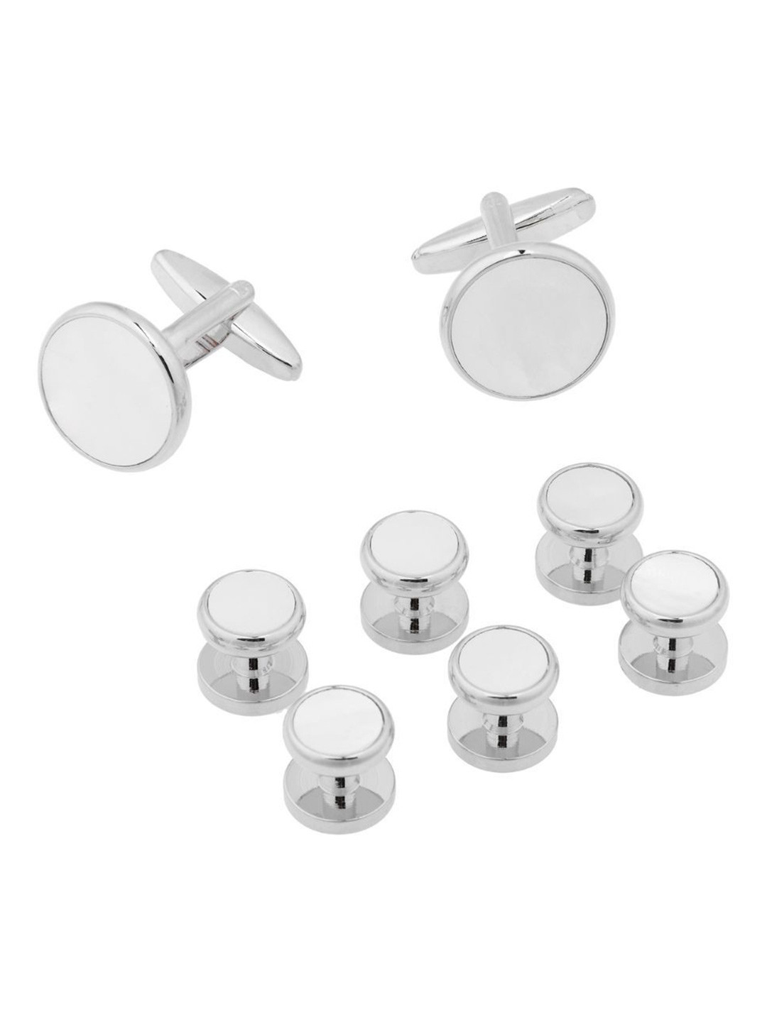 

The Tie Hub Cufflink, Silver