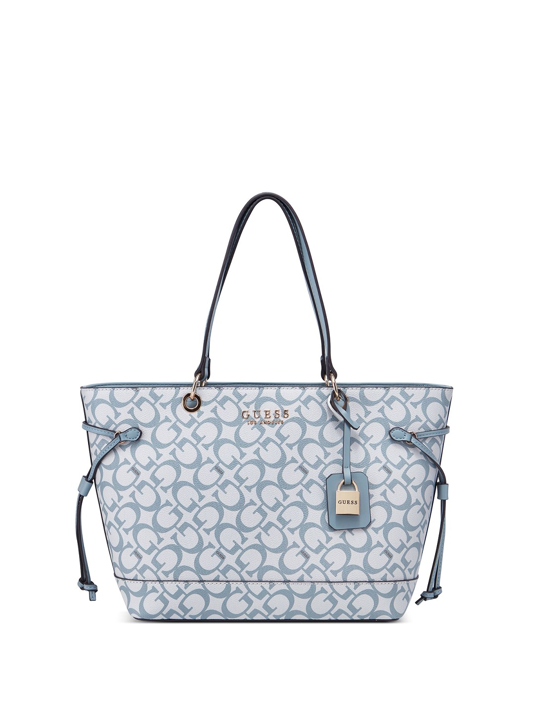 

GUESS Printed Half Moon Tote Bag, Blue