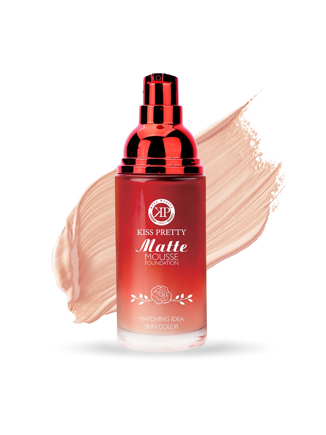 

Kiss pretty Matte Mousse Foundation -50ml- Ivory-101, Nude
