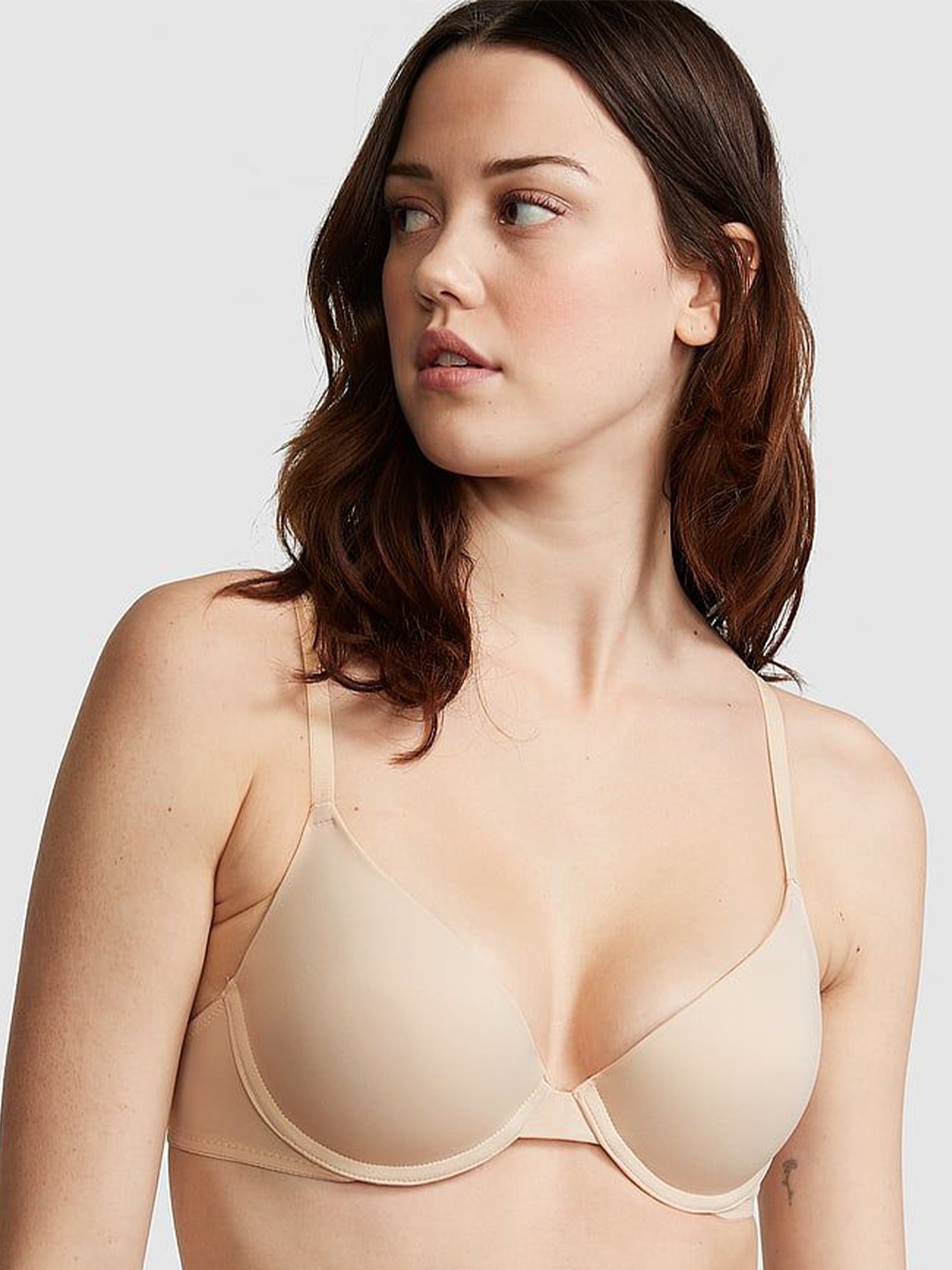 

Victoria's Secret Medium Coverage Underwired Heavily Padded Push-Up Bra, Beige