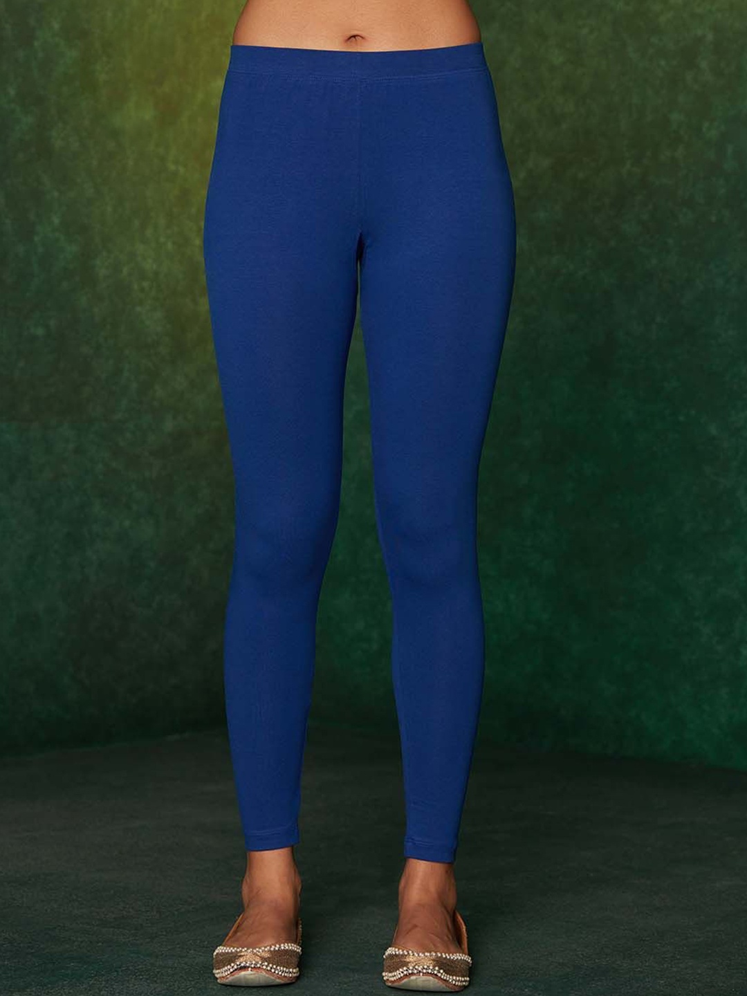 

Likha Mid-Rise Ankle-Length Leggings, Blue
