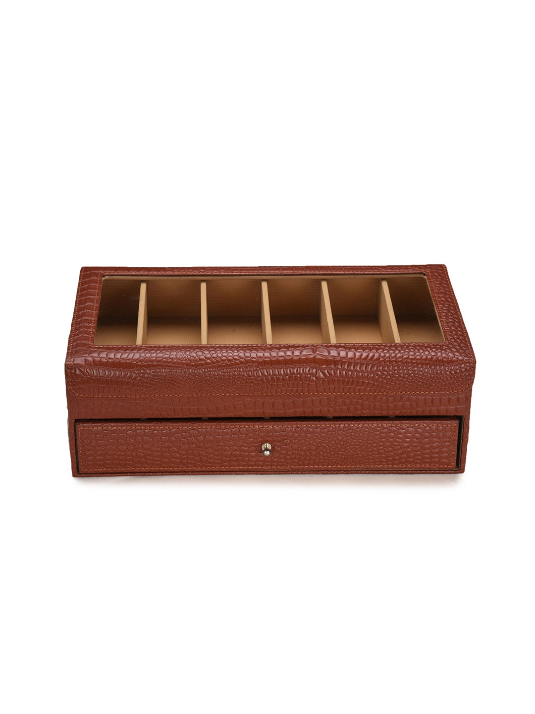 

essart Leather Sunglasses Organiser, Brown