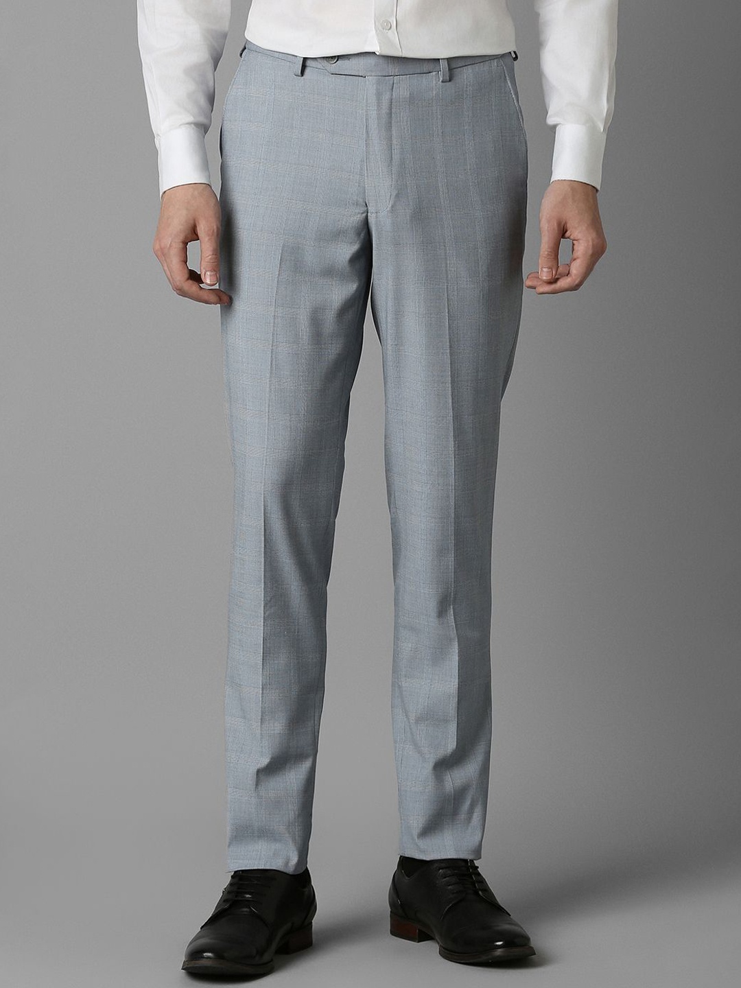 

Louis Philippe Men Slim Fit Trousers, Grey