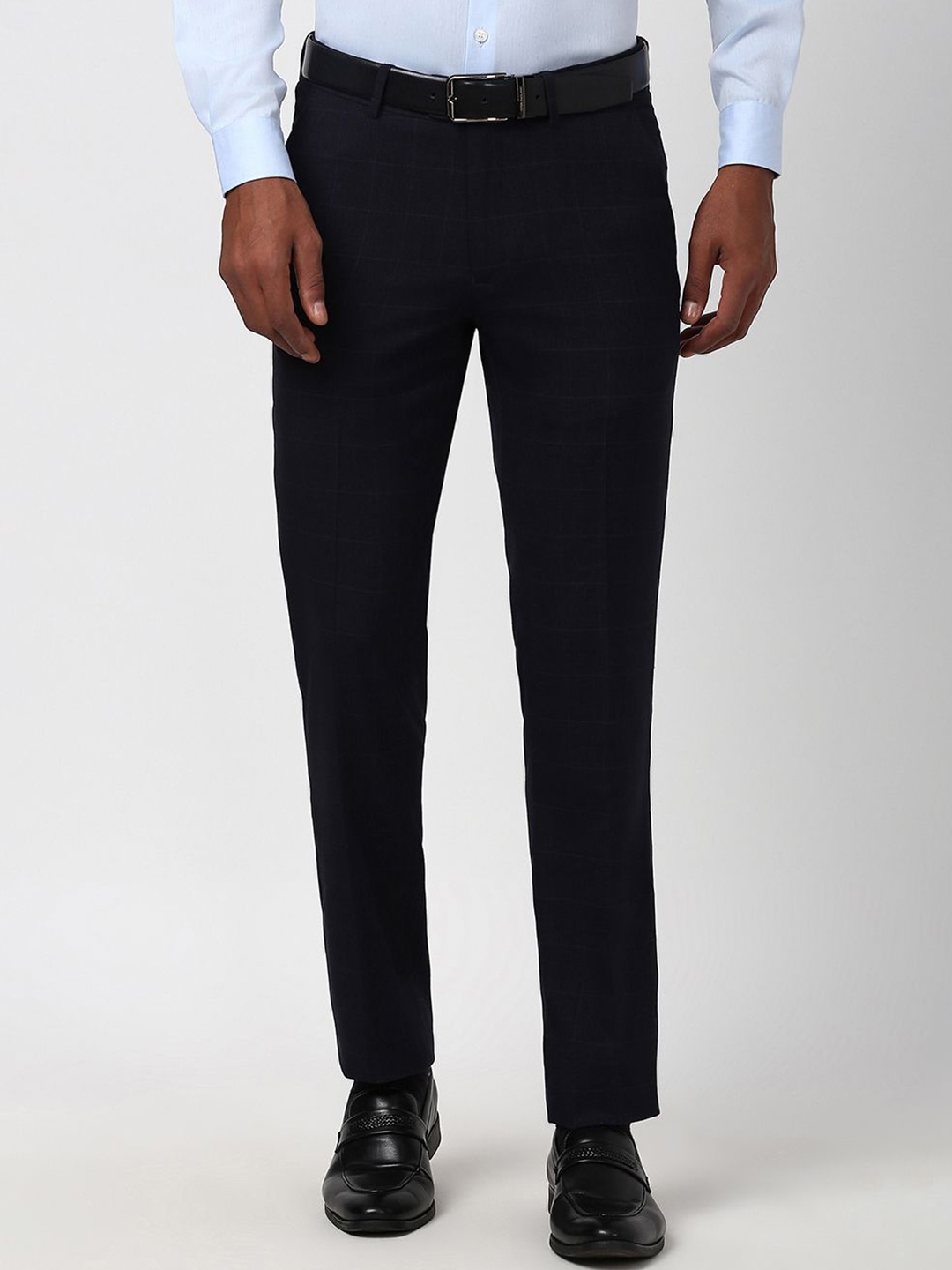 

Peter England Elite Men Slim Fit Trousers, Black