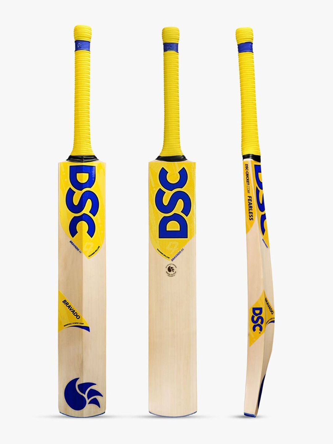 

DSC Bravado 44 Kashmir Willow Cricket Bat, Beige