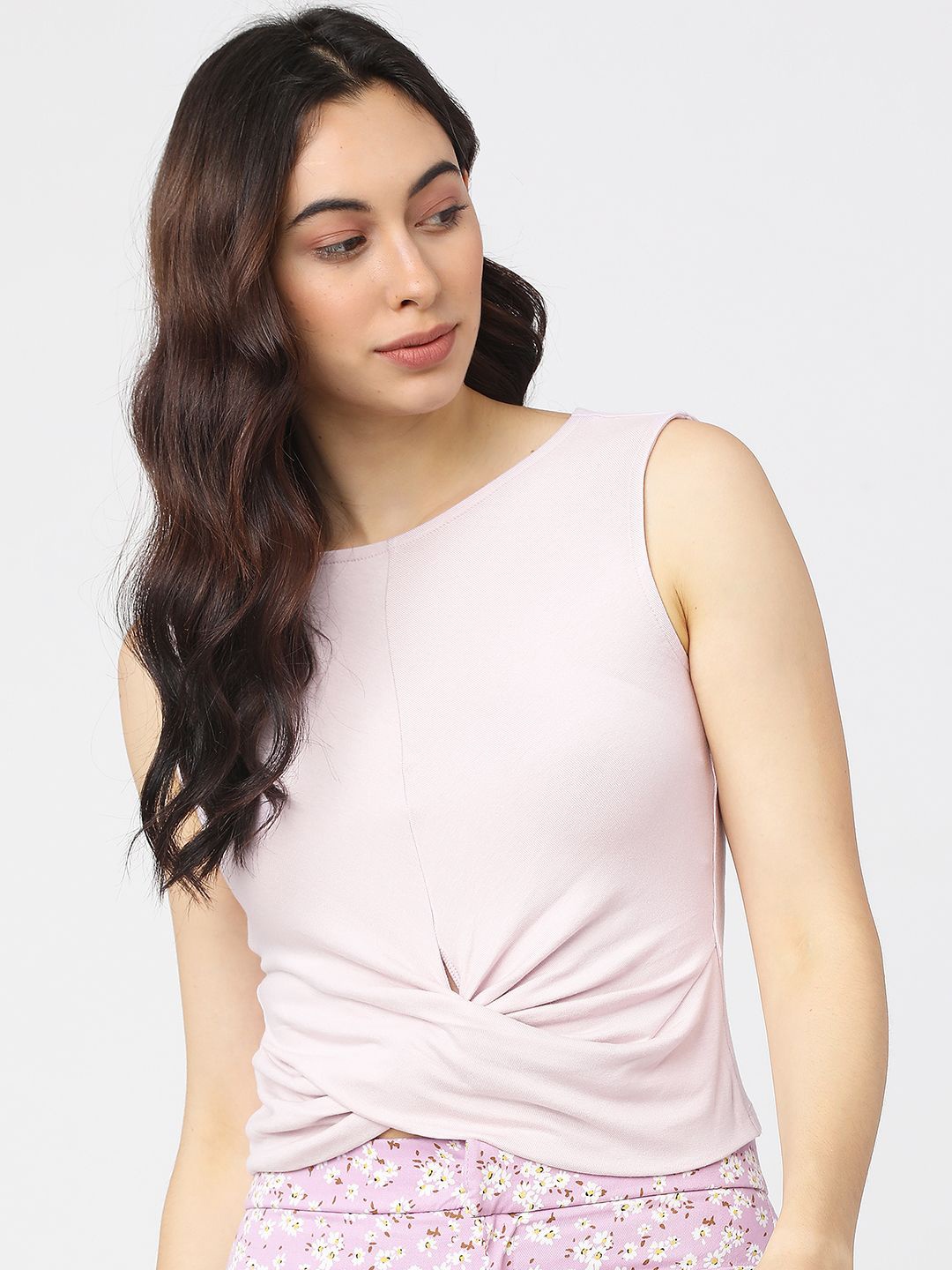 

Tokyo Talkies Crop Top, Purple