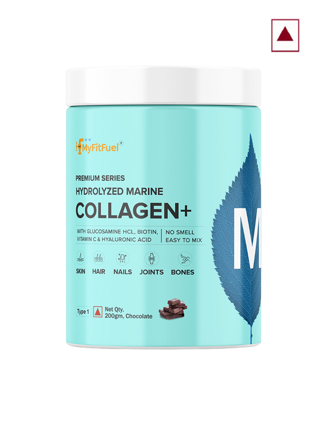 

MyFitFuel Premium Series Hydrolyzed Marine Collagen+ - 200g - Chocolate, Brown