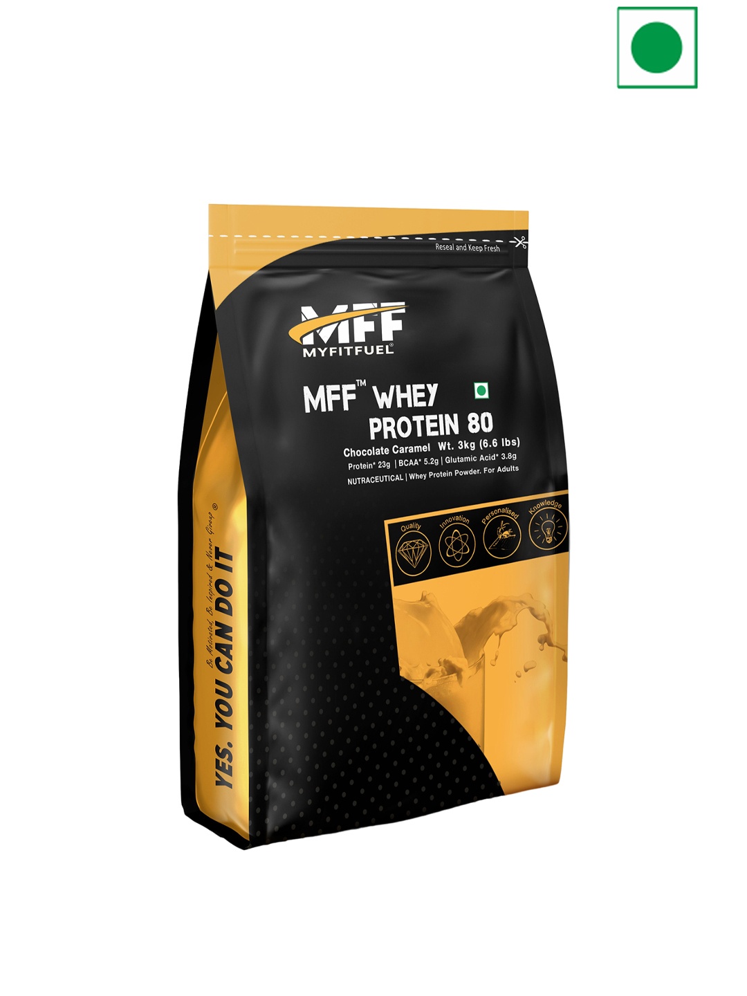 

MyFitFuel Whey Protein - Chocolate Caramel - 3 kg, Cream