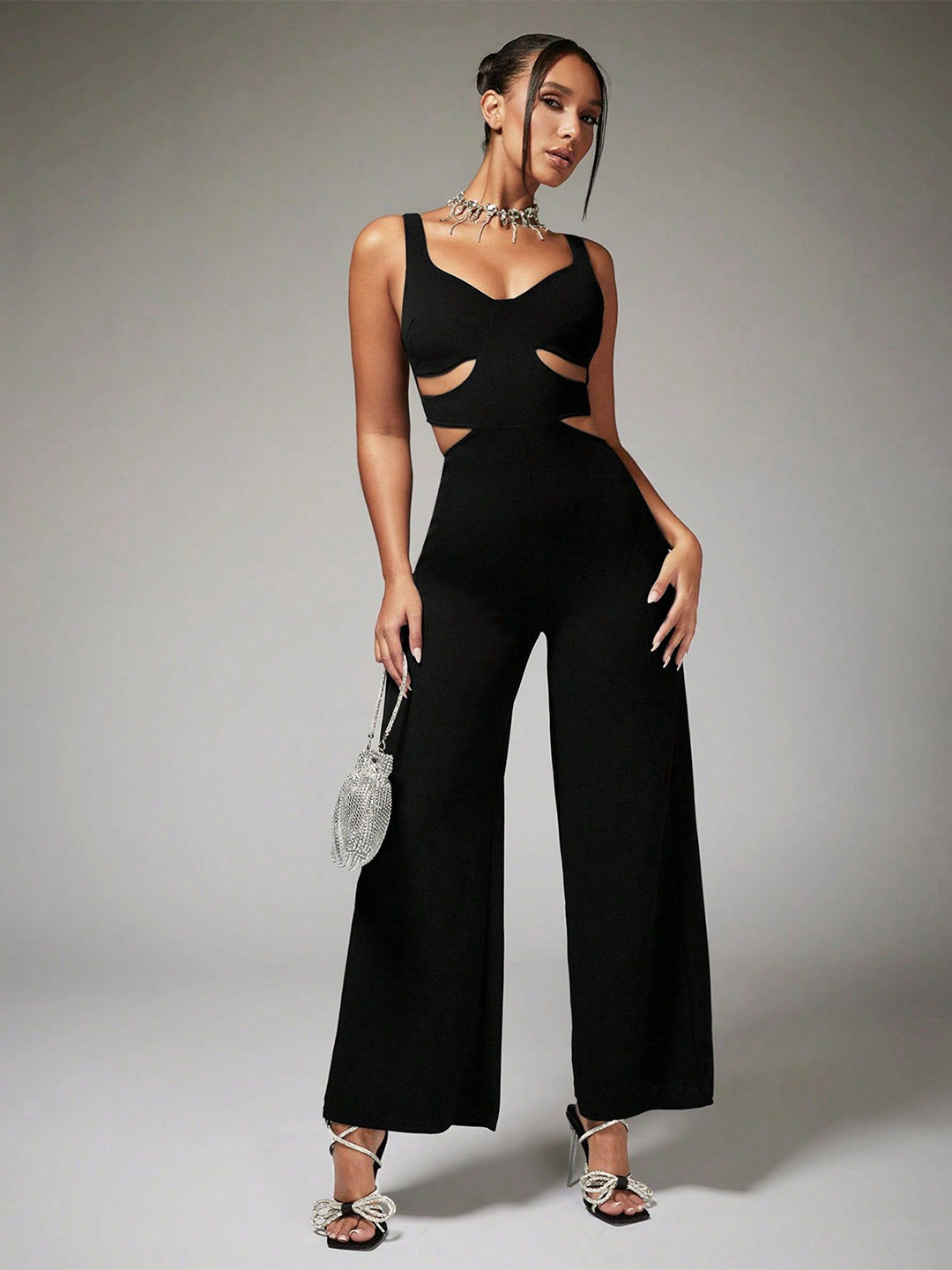 

Stylecast X Slyck Basic Jumpsuit, Black