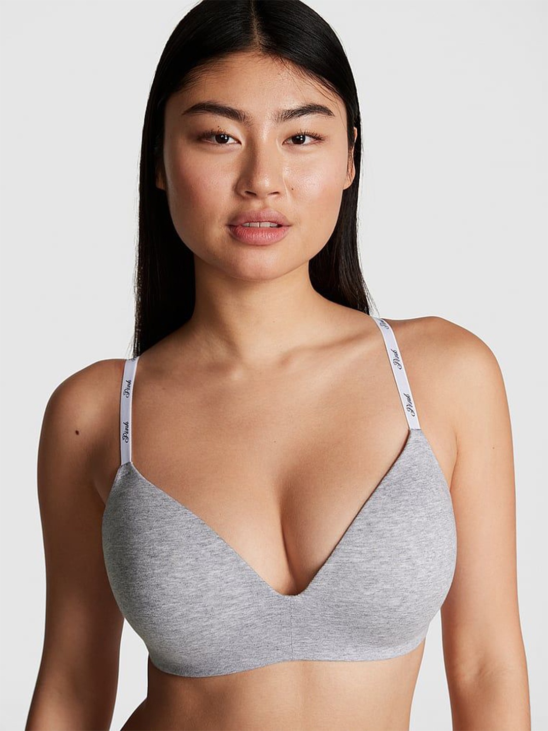 

Victoria's Secret Bra Medium Coverage Heavily Padded, Grey