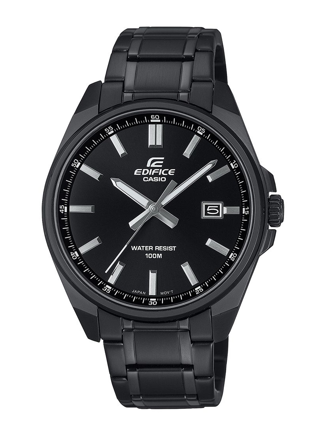 

CASIO Men Dial & Stainless Steel Cuff Straps Analogue Watch ED620, Black