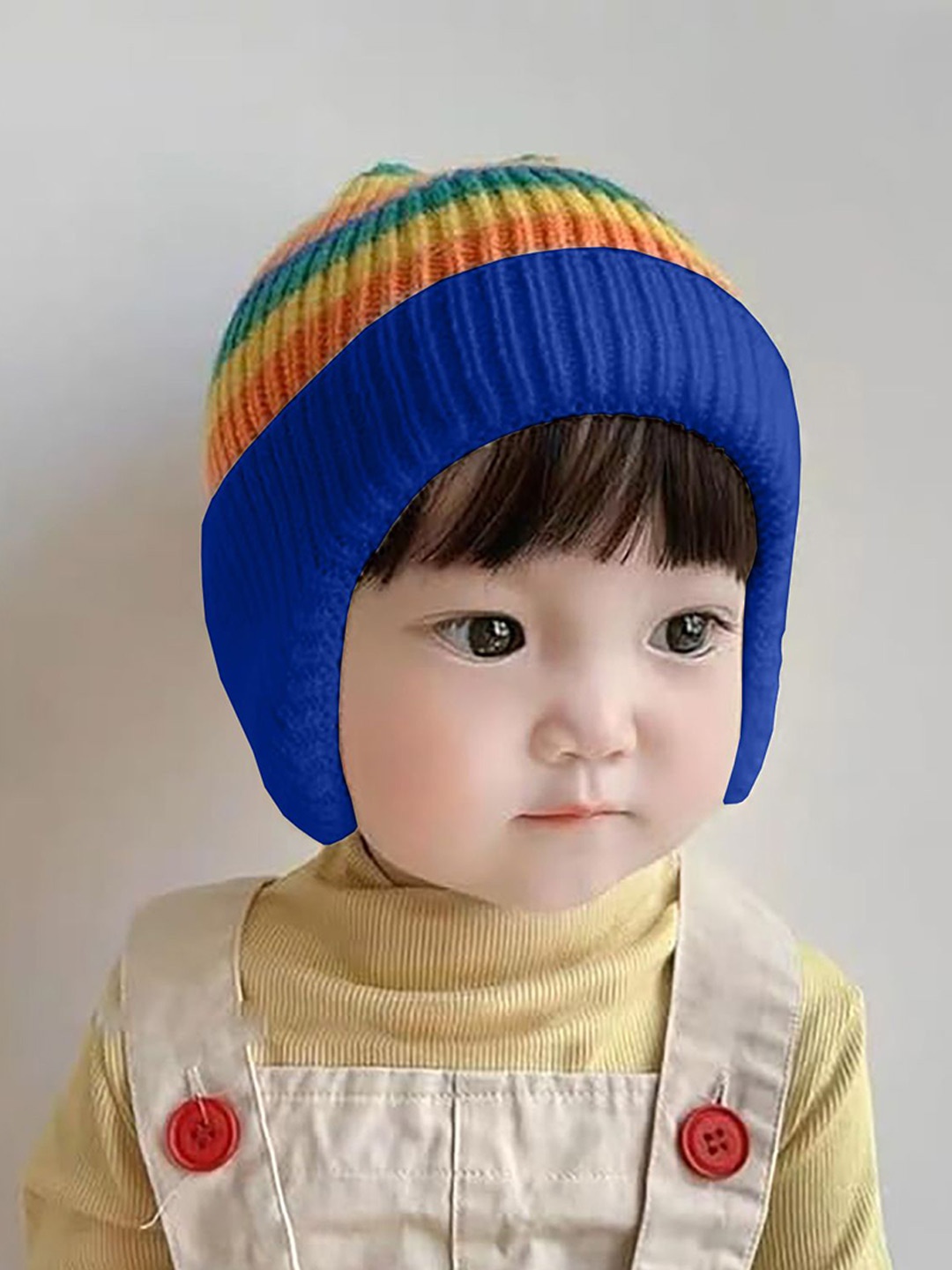 

SYGA Unisex Kids Woollen Beanie, Blue
