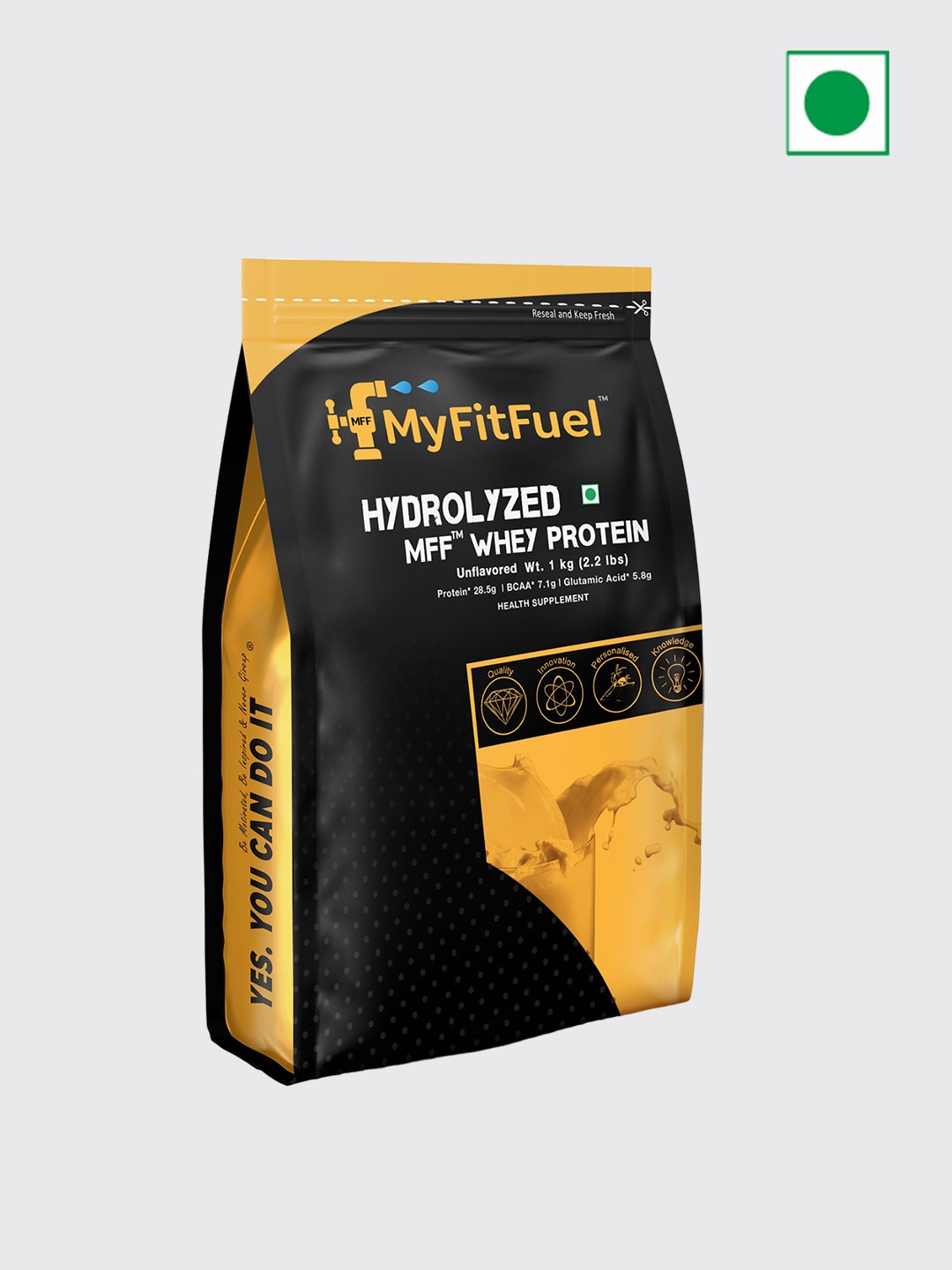 

MyFitFuel MFF Hydrolyzed Whey Protein- 1kg, Cream