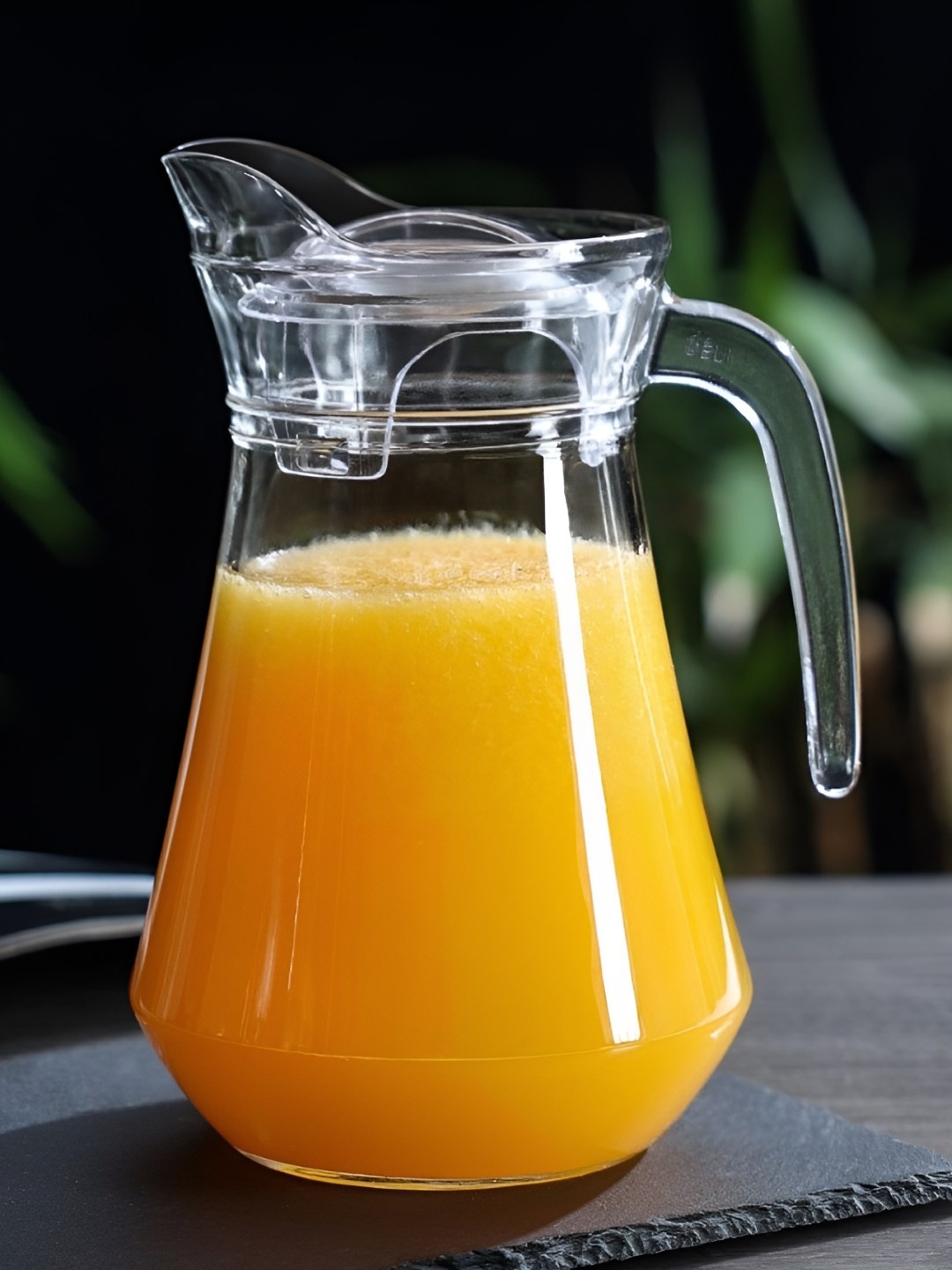 

PERICAL Transparent Glass Water Jug With Lid-1.3 L