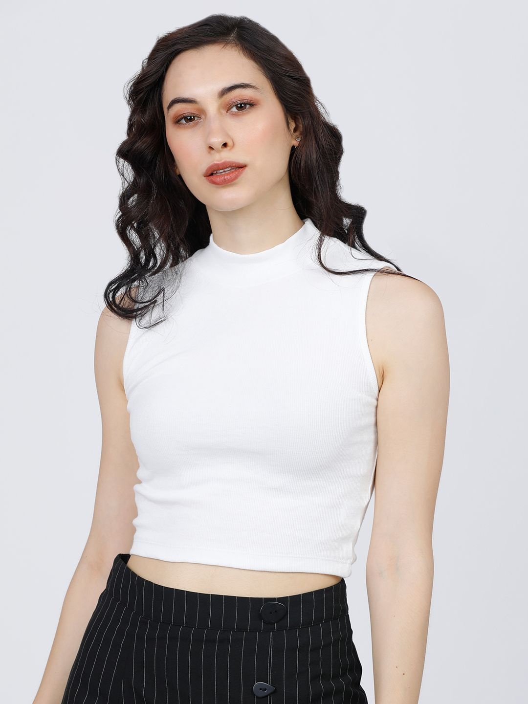 

Tokyo Talkies Crop Top, White