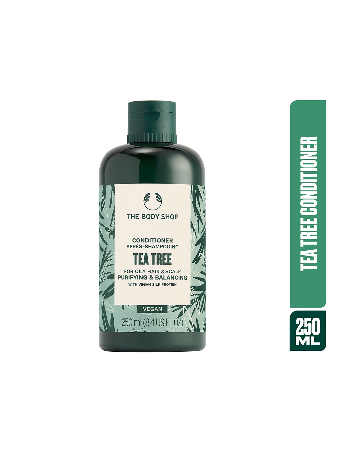 

THE BODY SHOP Tea Tree Purifying & Balancing Vegan Conditioner with Silk Protein - 250 ml, Green