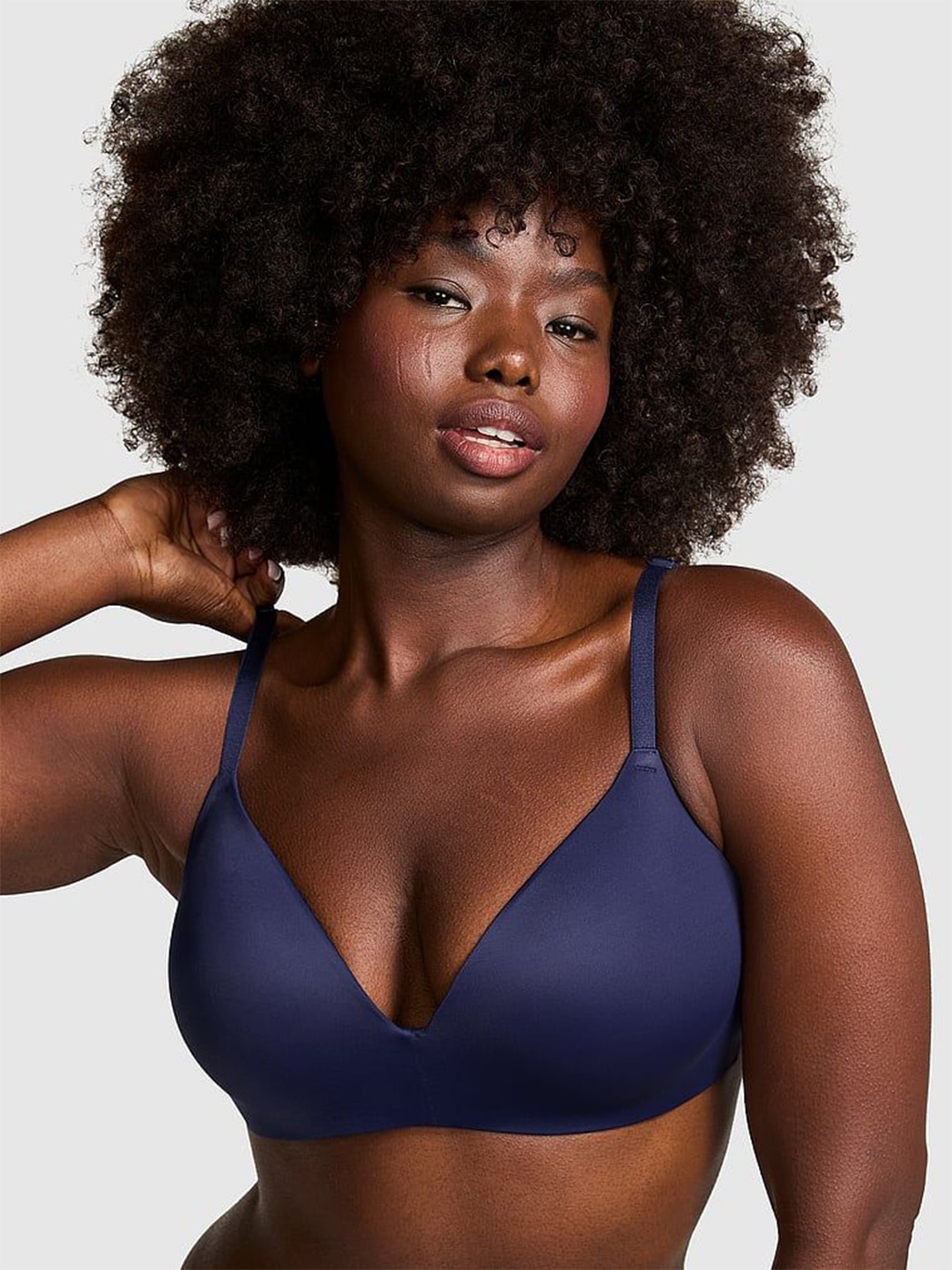 

Victoria's Secret Bra Medium Coverage Heavily Padded, Blue