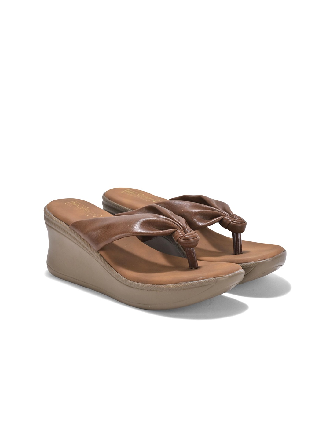 

Maysun Women Wedge Heels Sandals, Tan