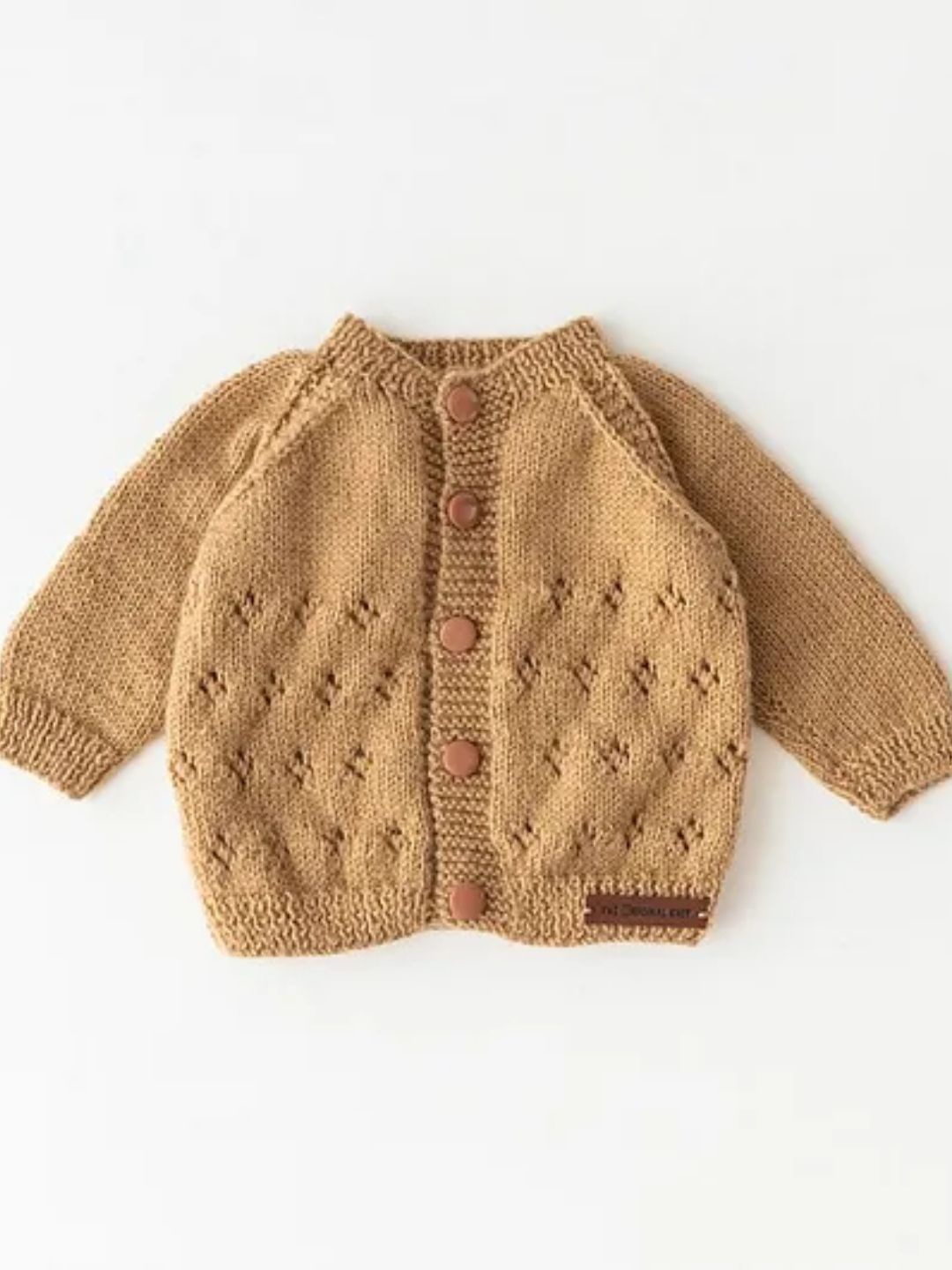 

The Original Knit Unisex Kids Cardigan, Brown