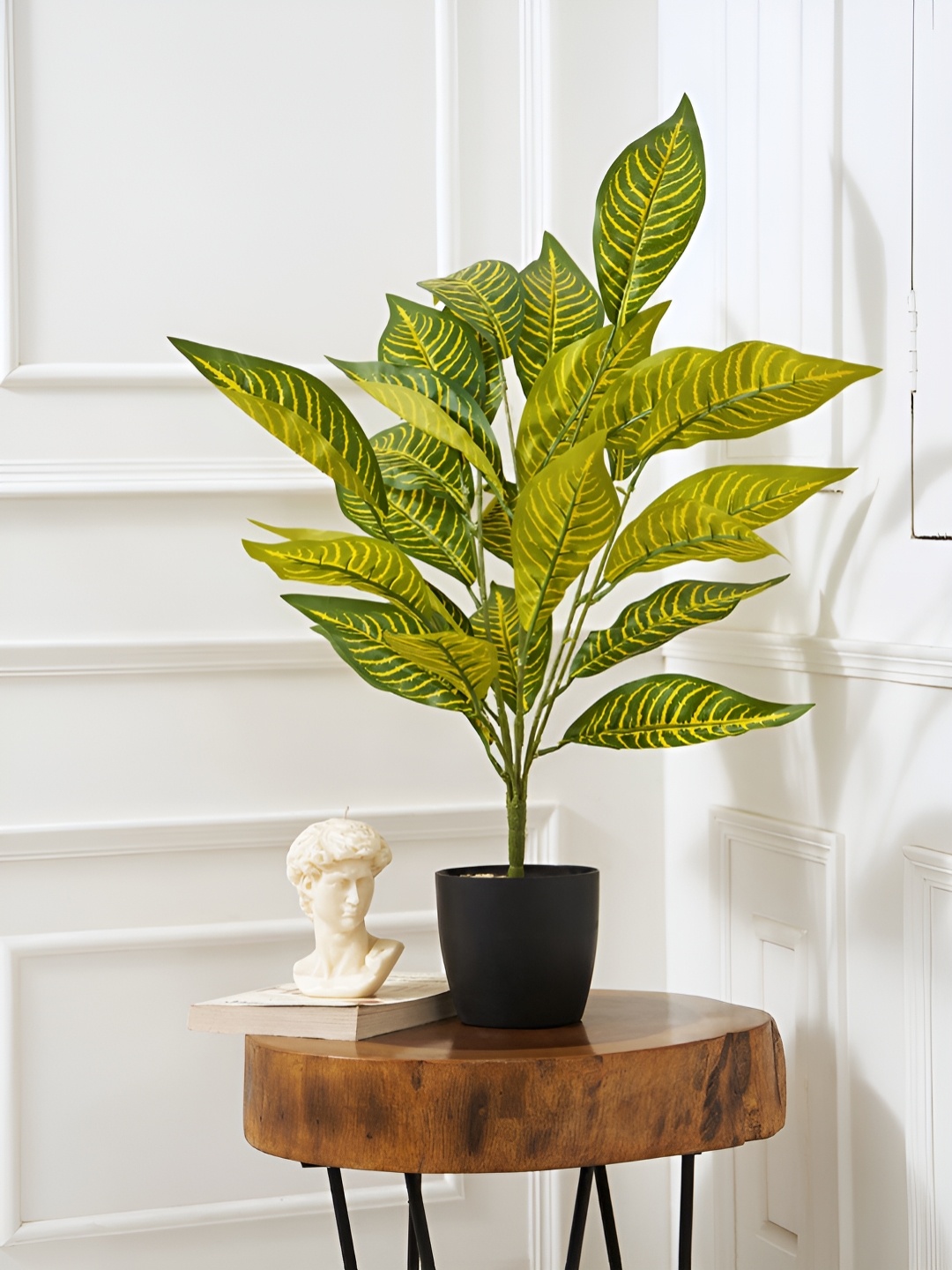 

DecorTwist Green 1 Pieces Croton Artificial Plant With Pot