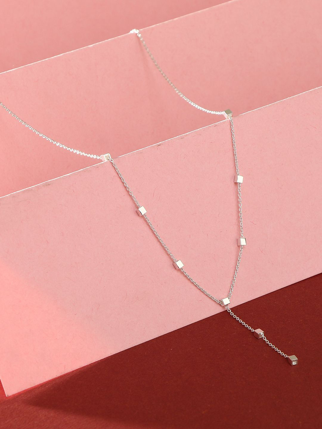 

925 By Adwitiya Silver Silver-Plated Necklace