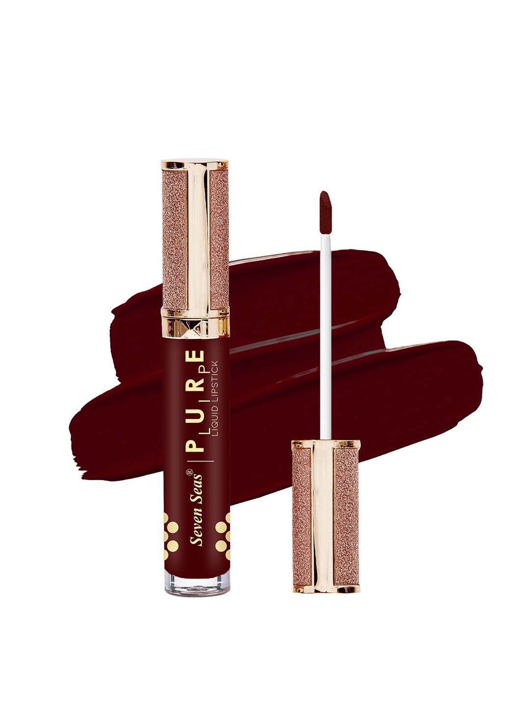 

Seven Seas Pure Lip Long Lasting Smudge Proof Liquid Lipstick 7ml - Rose Bud Cherry, Maroon