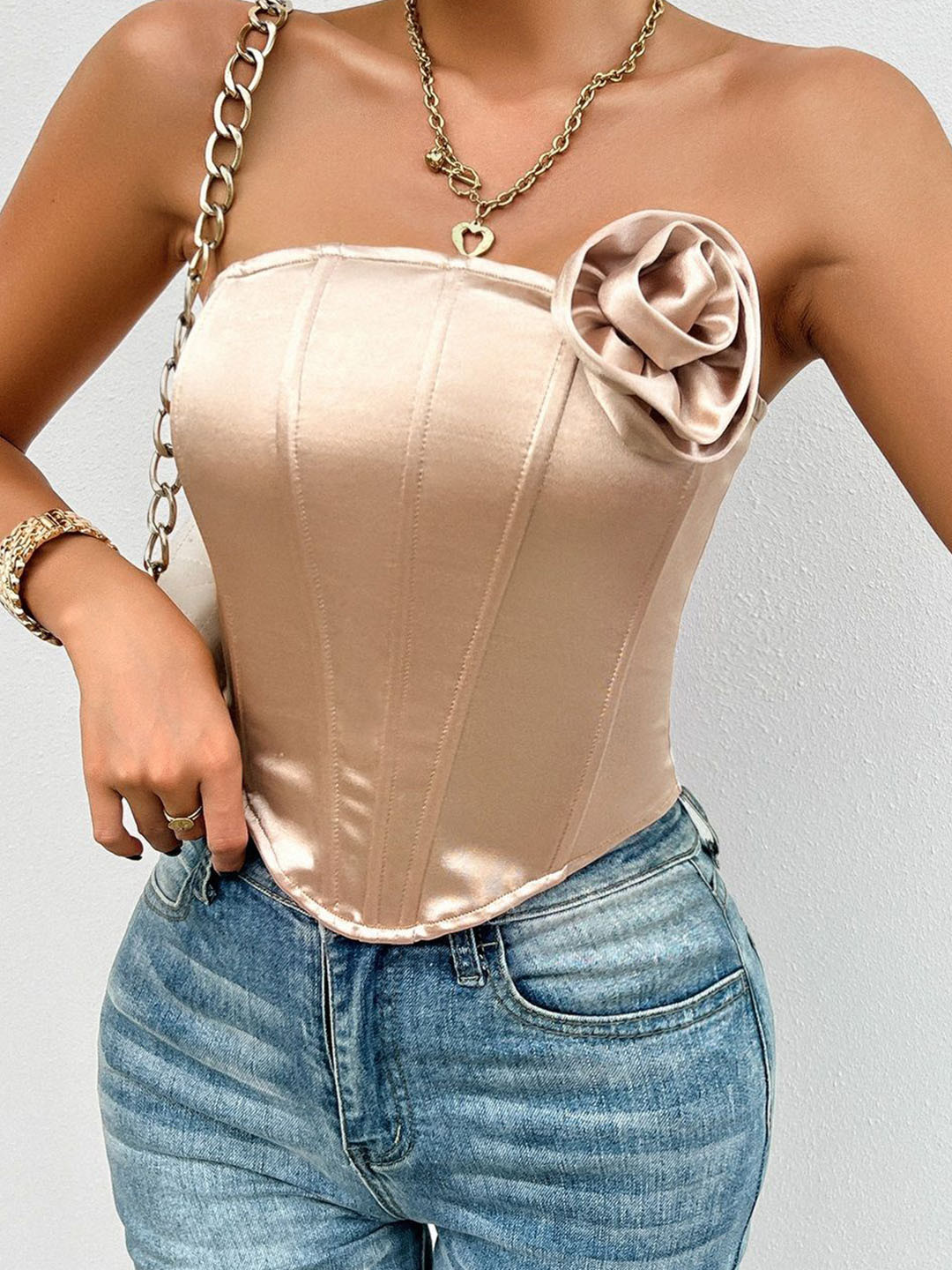 

HERE&NOW Striped Top, Cream