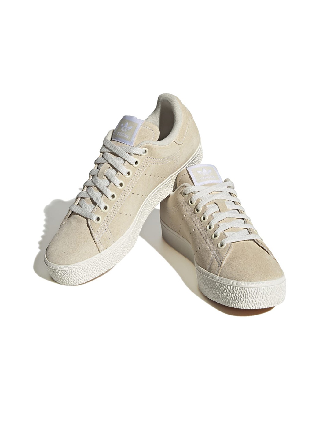 

ADIDAS Originals Women STAN SMITH CS Leather Sneakers, Beige