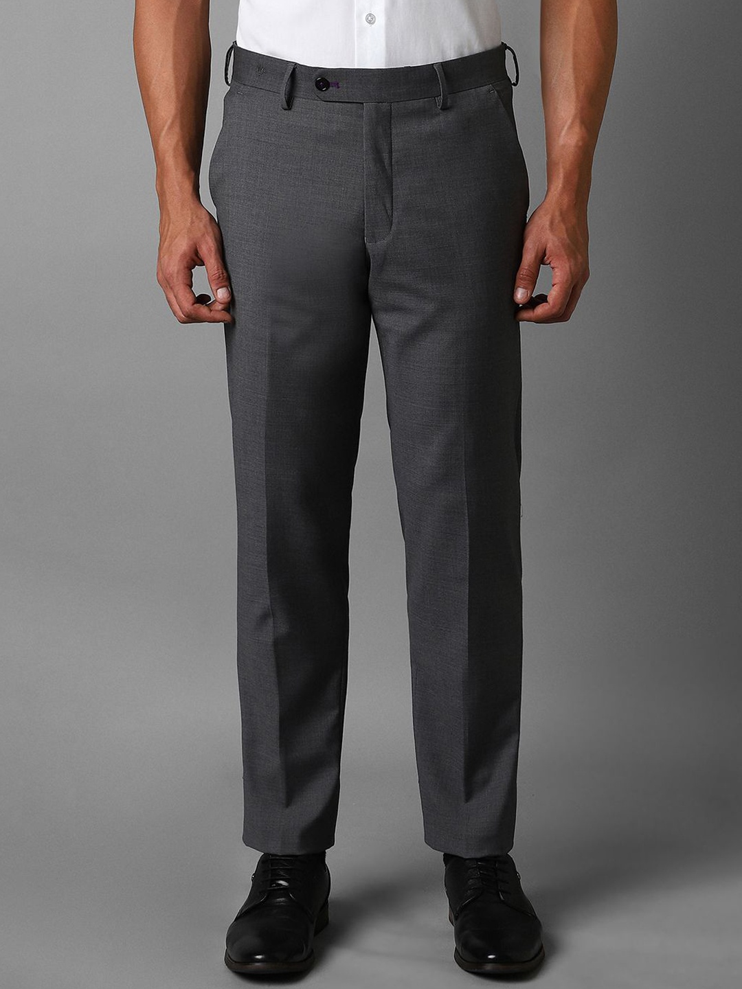 

Luxure by Louis Philippe Men Slim Fit Trousers, Grey