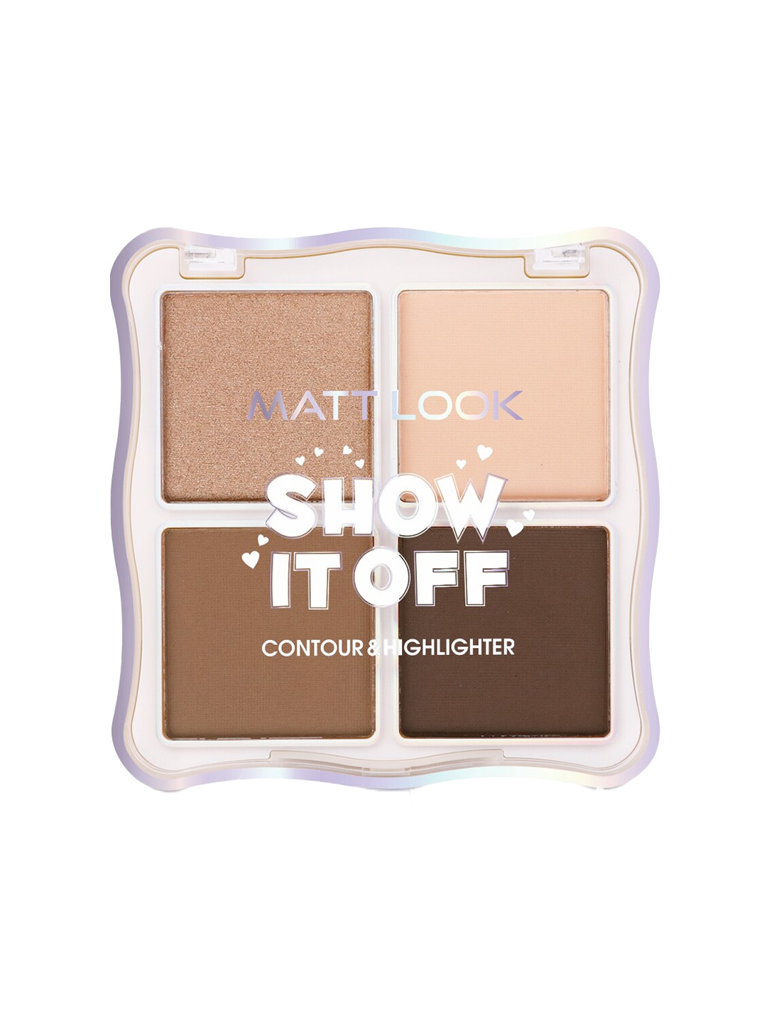 

MATTLOOK Show it off Contour & Highlighter - Latte, Brown