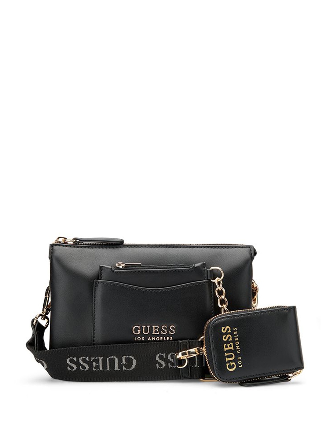 

GUESS PU Structured Shoulder Bag, Black
